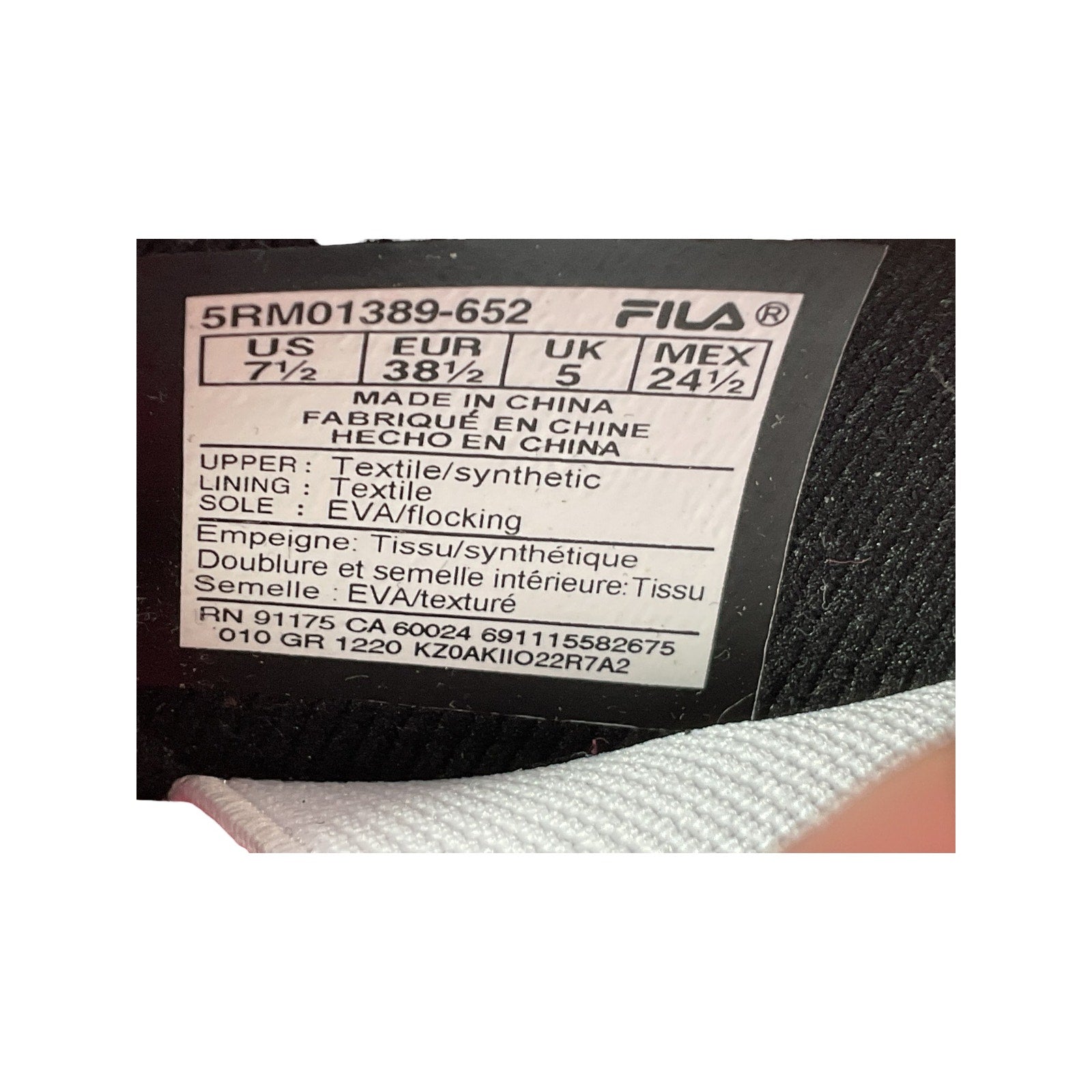 Tenis 7.5 (FILA)