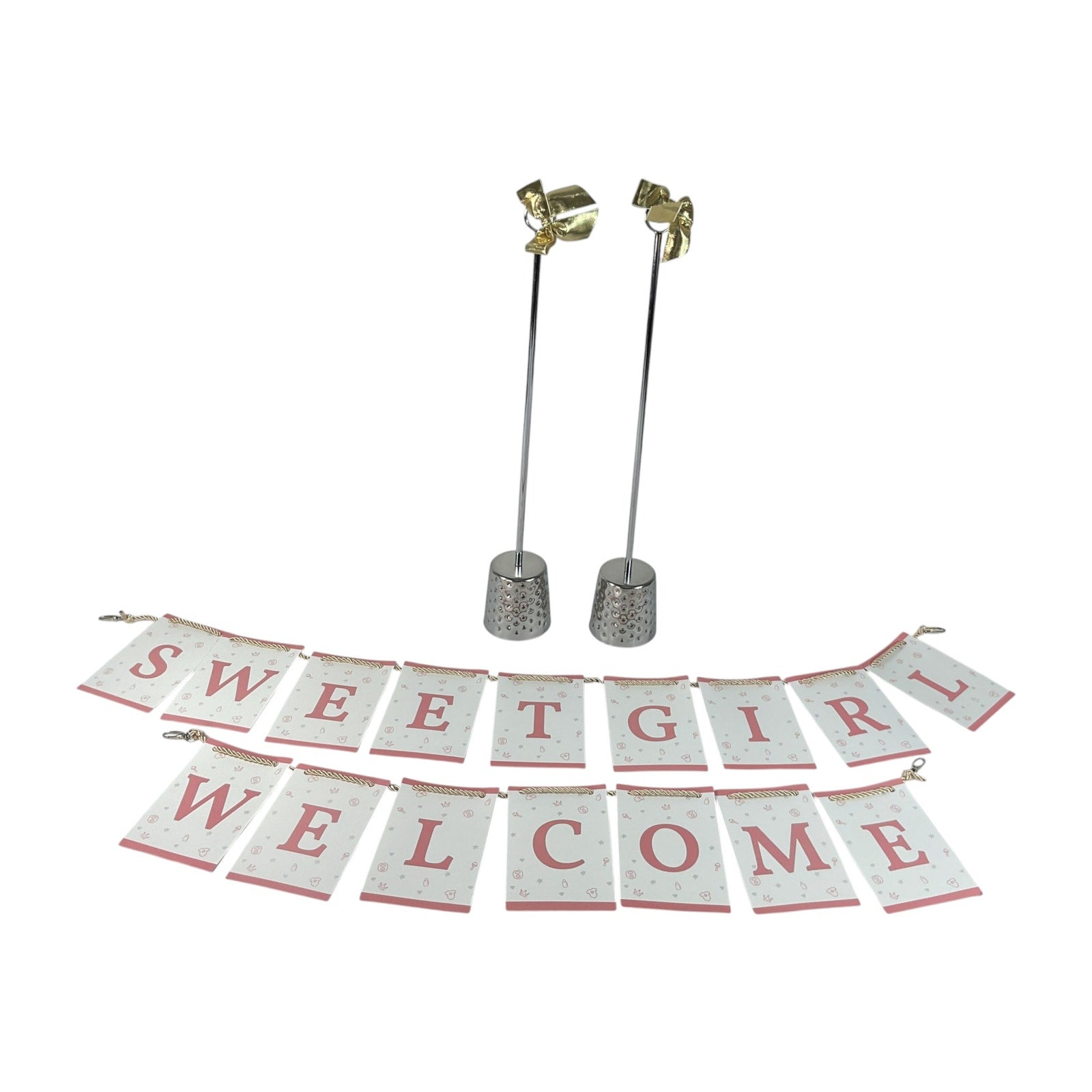Banner decorativo para mesa