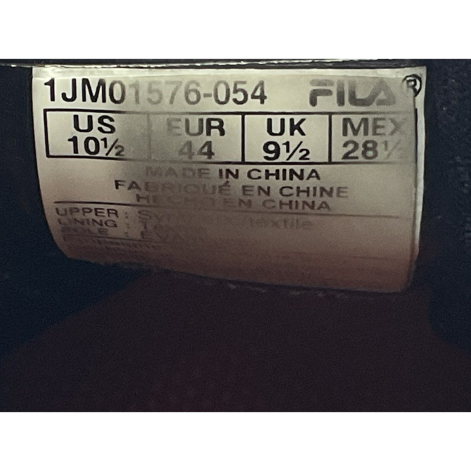 Tenis 10.5 (FILA)