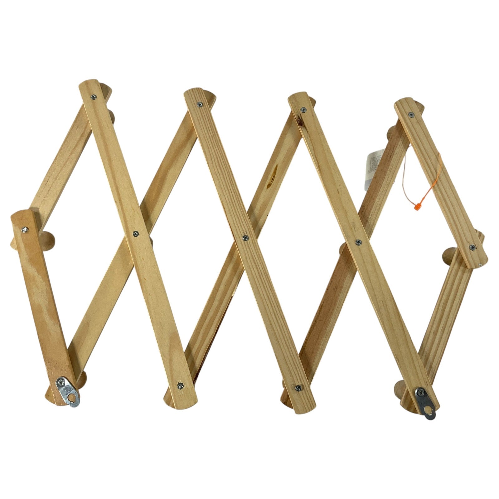 Perchero extensible de pared.