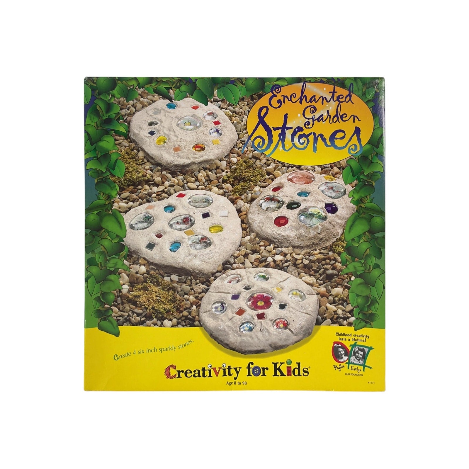 Kit para hacer piedras decorativas de jardín (Creativy for kids)