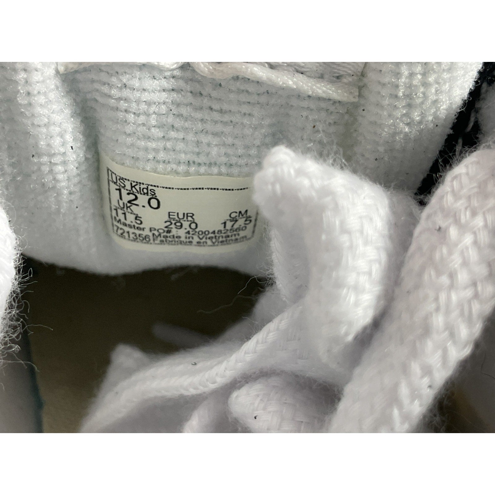 Tenis niño 12 (Vans)