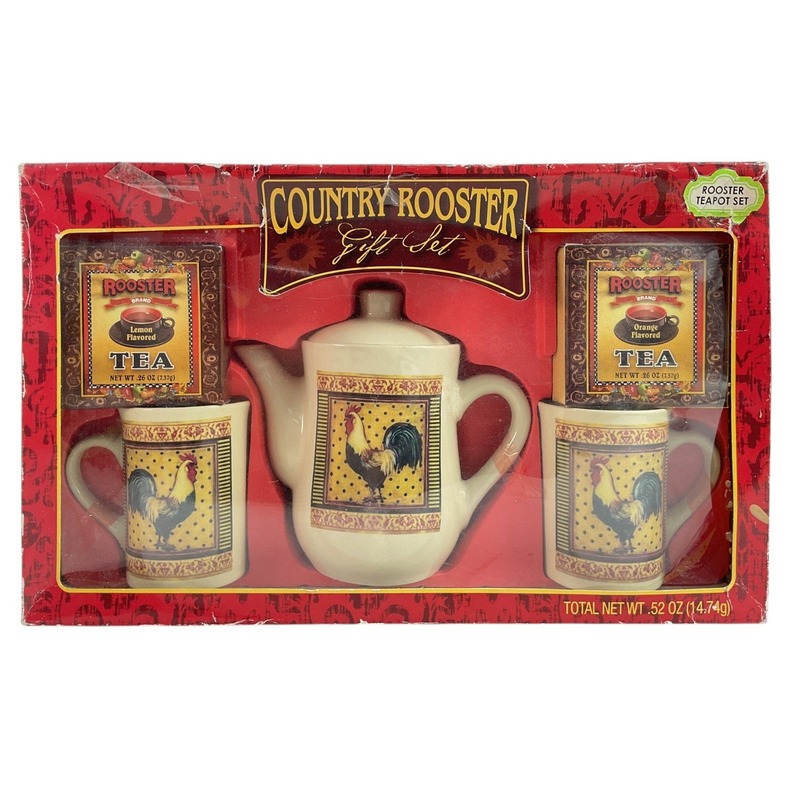 Set de jarra y taza (COUNTRY ROOSTER)