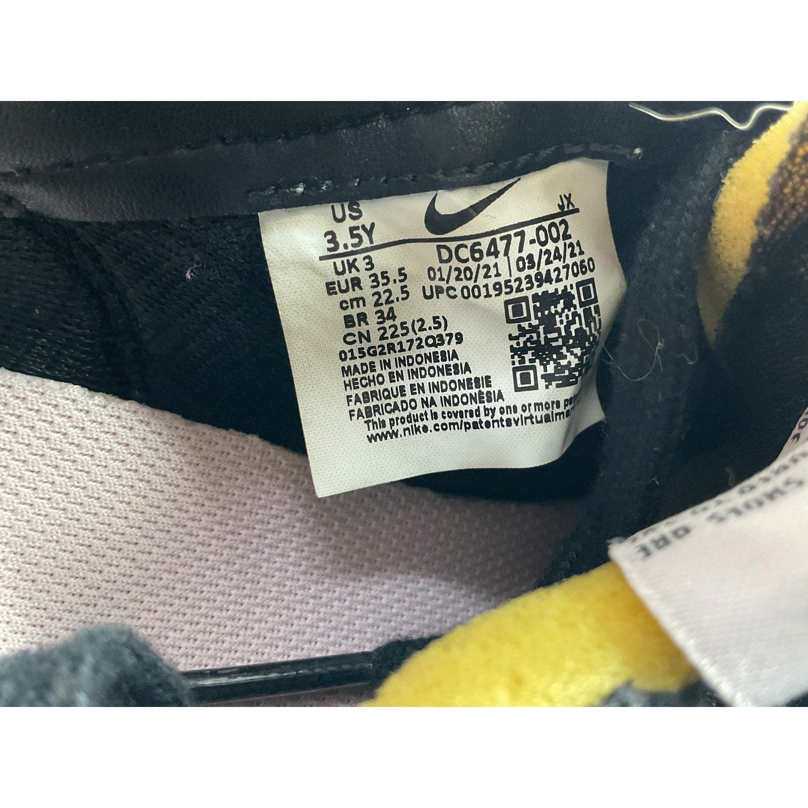 Tenis niña 3.5Y (Nike)
