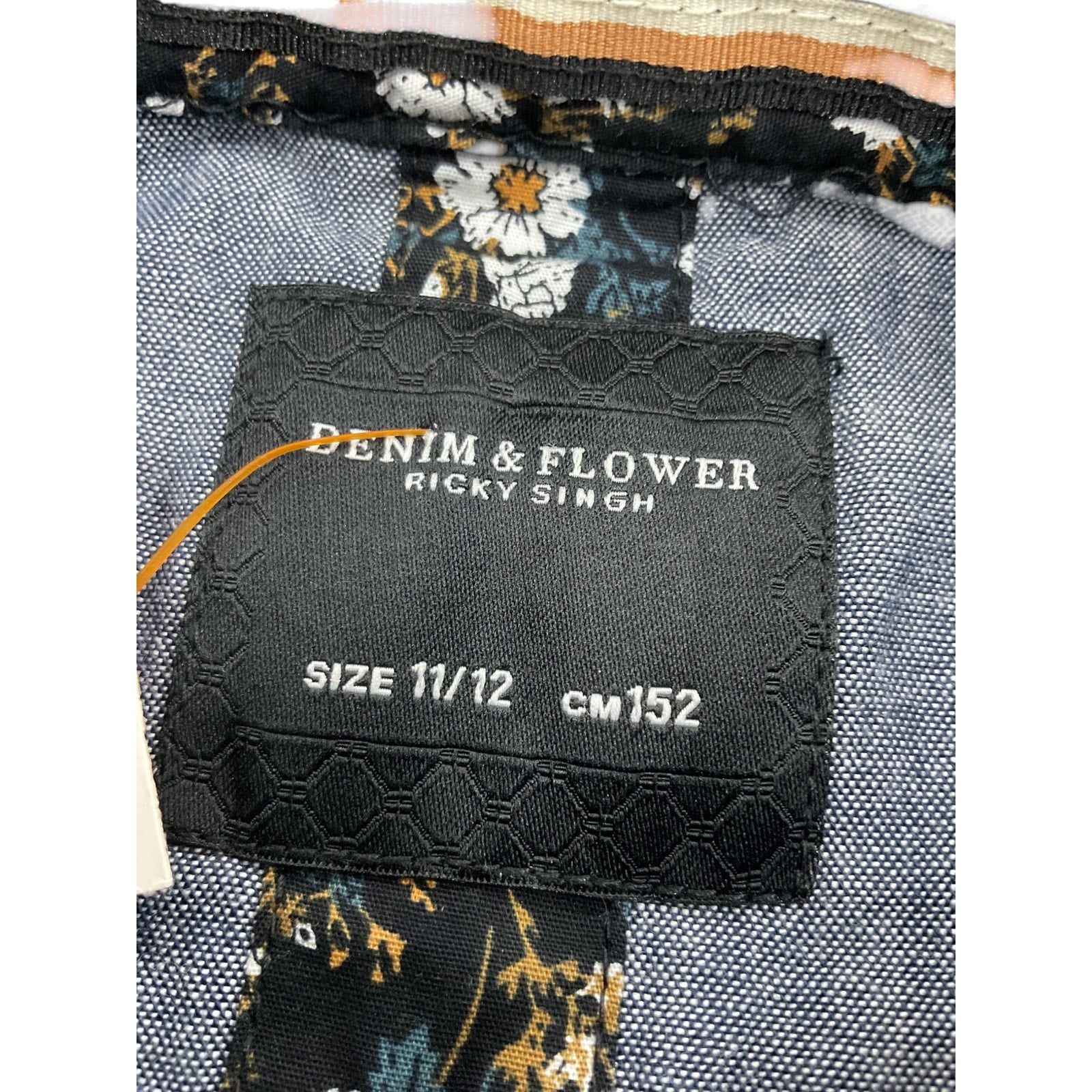 Camisa niño 1-12 (Denim & Flower)