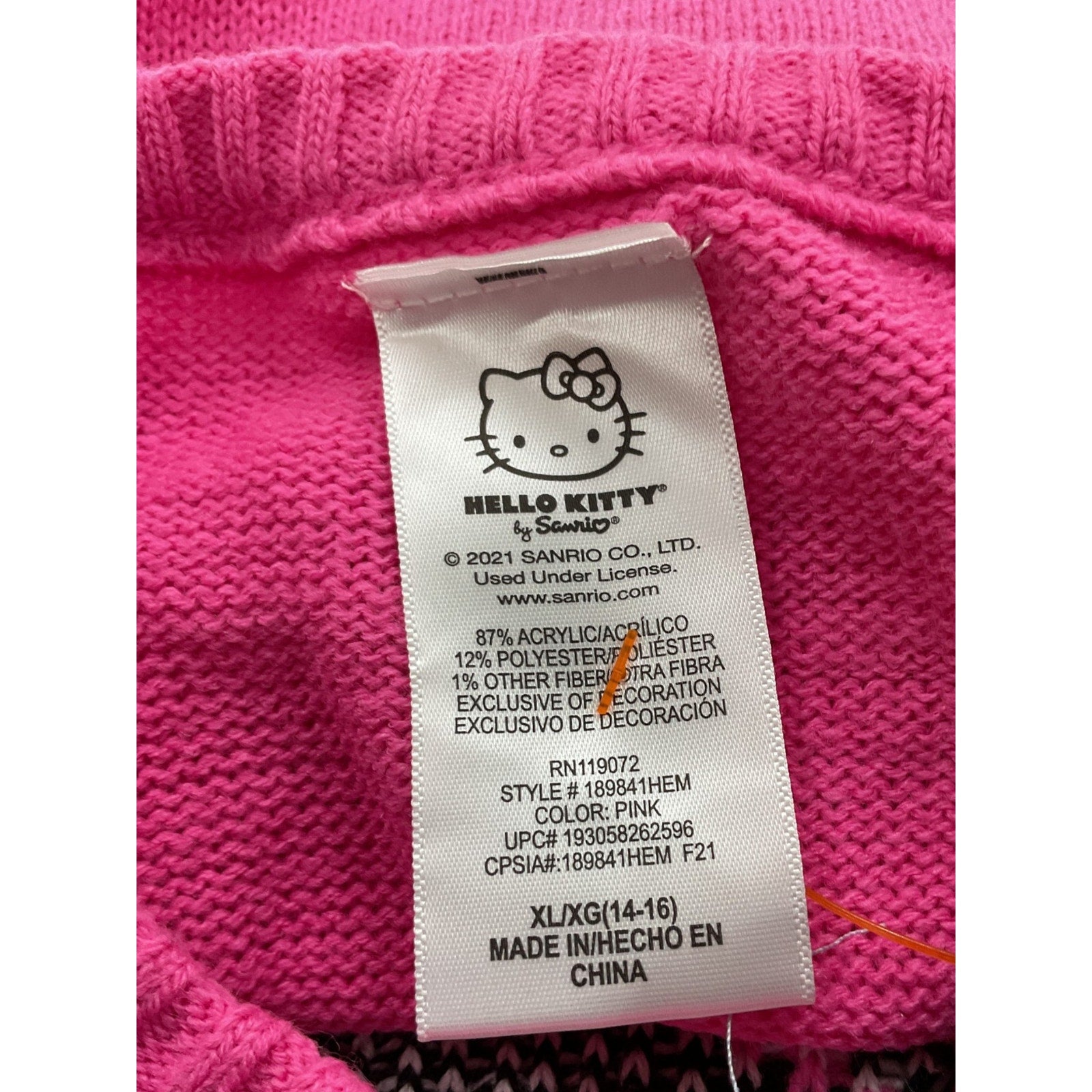 Vestido XL (Sanrio)