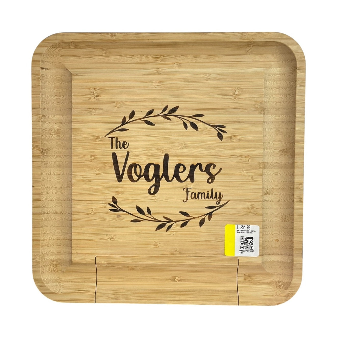 Tabla de quesos con cajón deslizable