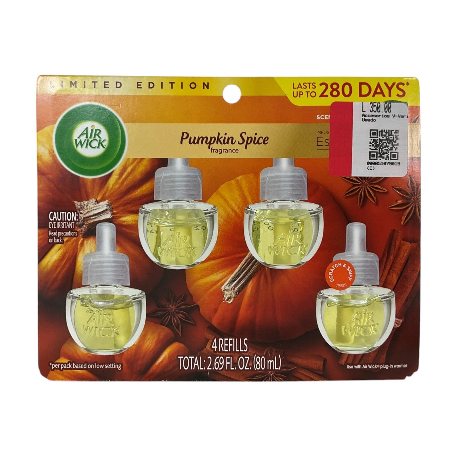 Repuestos de ambientador líquido eléctrico (Air Wick)