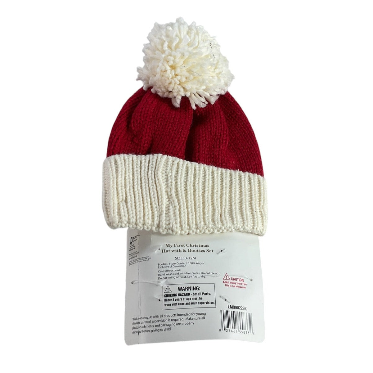 Set de Gorro y calcetines de bebé 0-12M