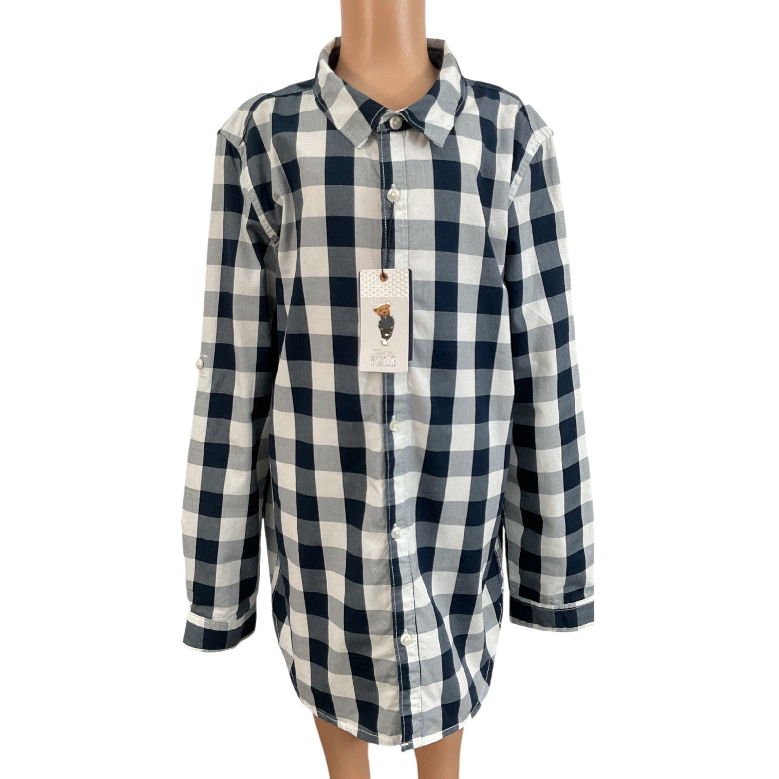 Camisa Niño 13-14 (Denim & Flower)