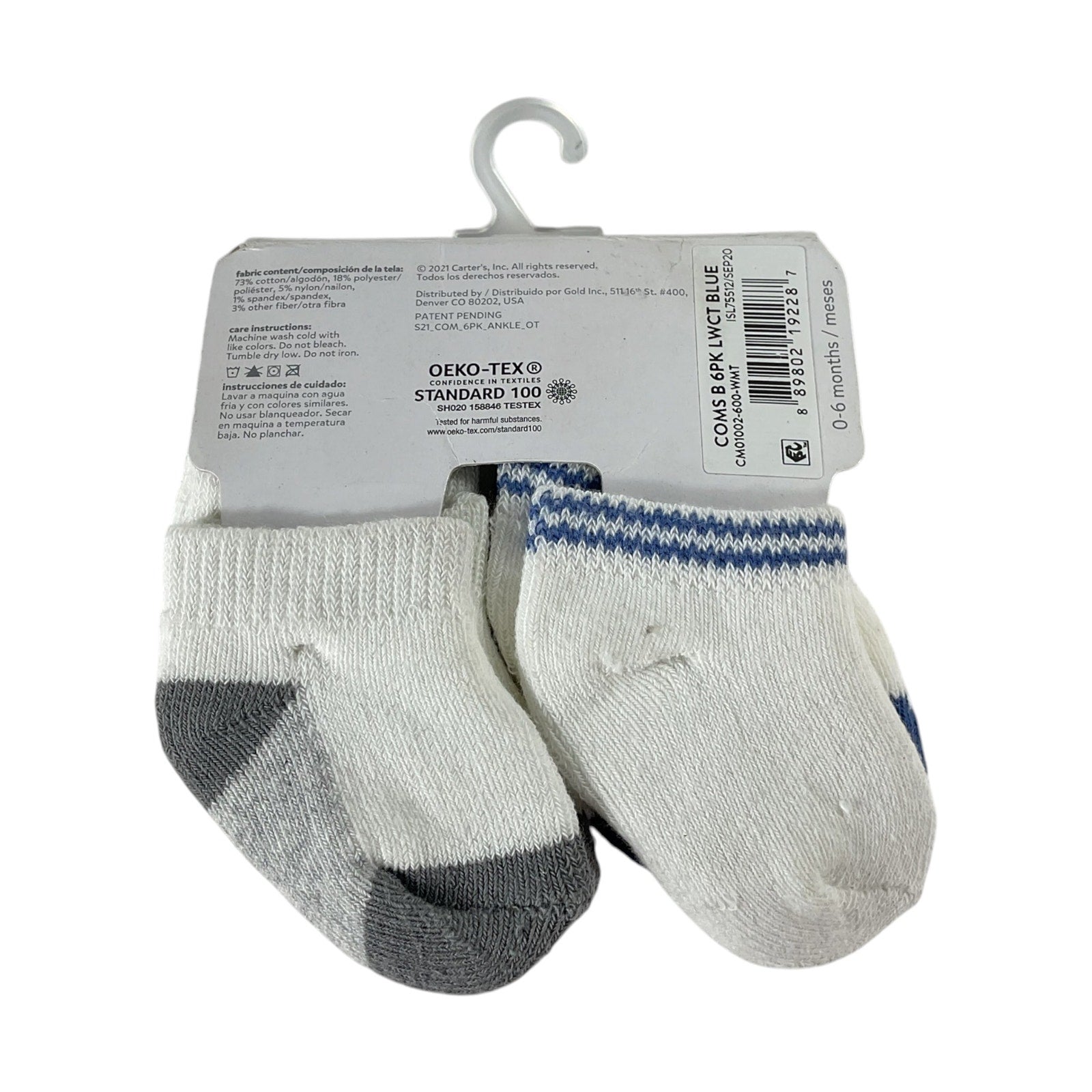 Set de  Calcetines niño 0-6M (Carter's)