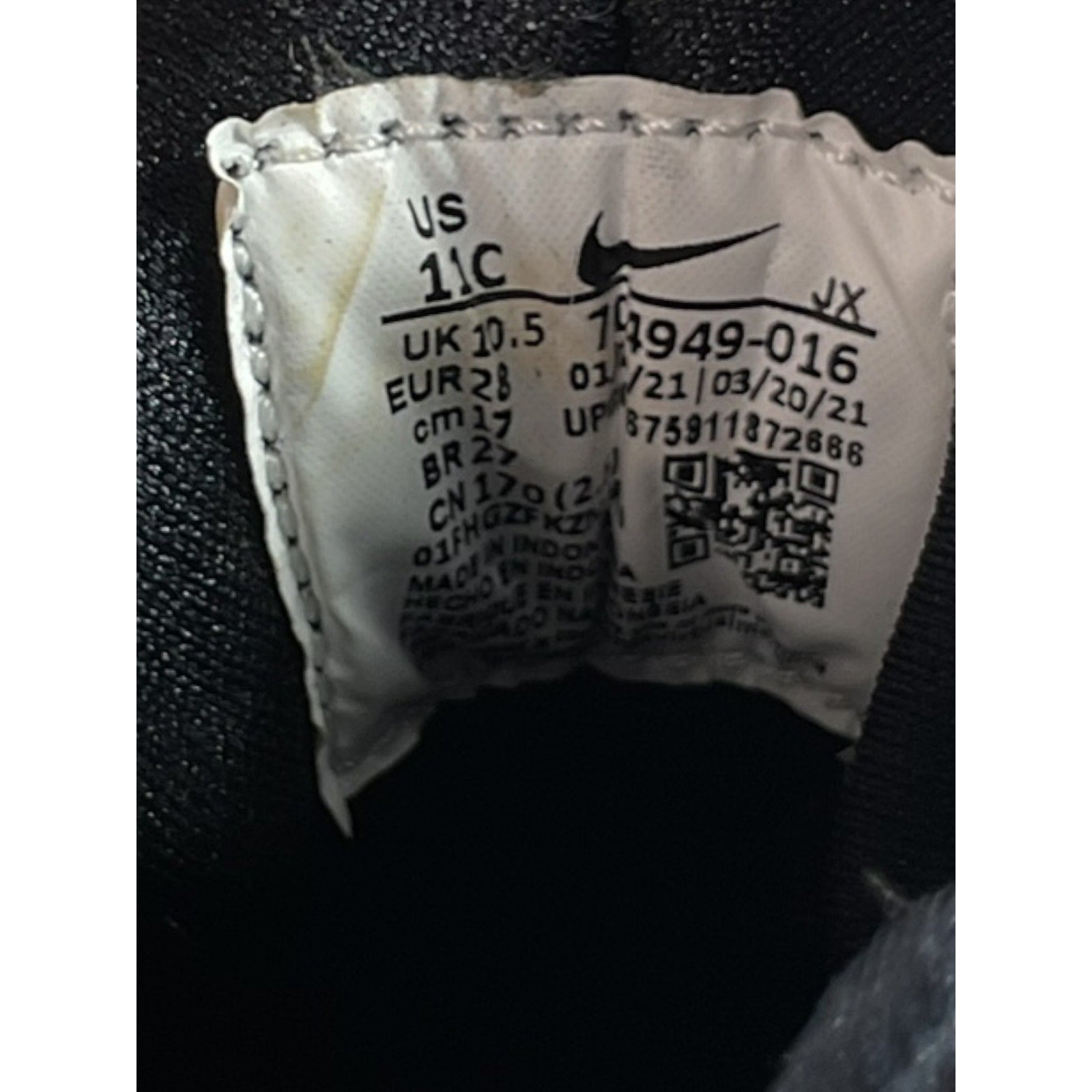 Tenis niño 11C (Nike)
