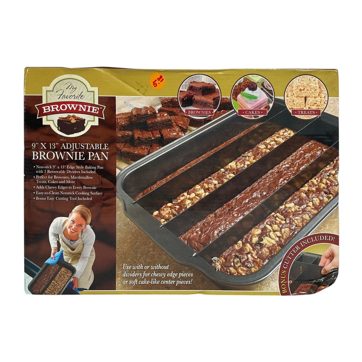 Molde para hornear ajustable (My Favorite Brownie)