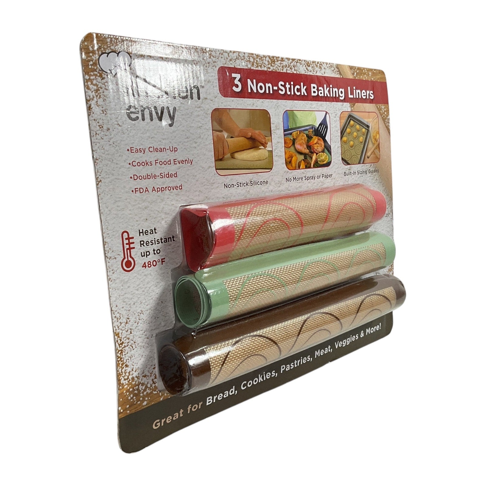 Tapetes para hornear antiadherentes (KITCHEN Envy)