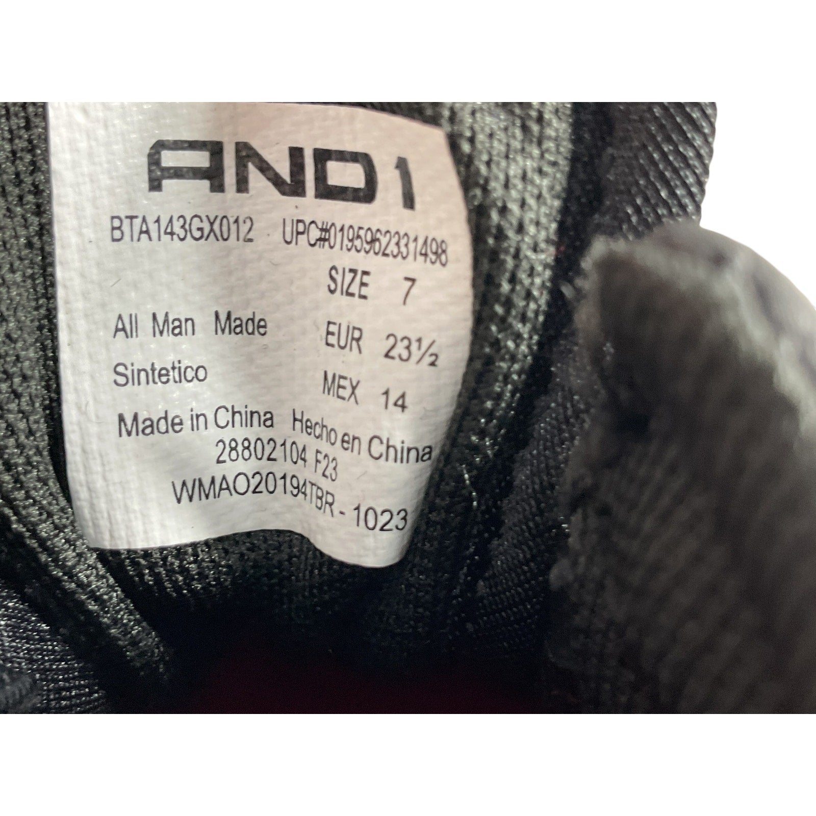 Tenis niño 7 (AND1)