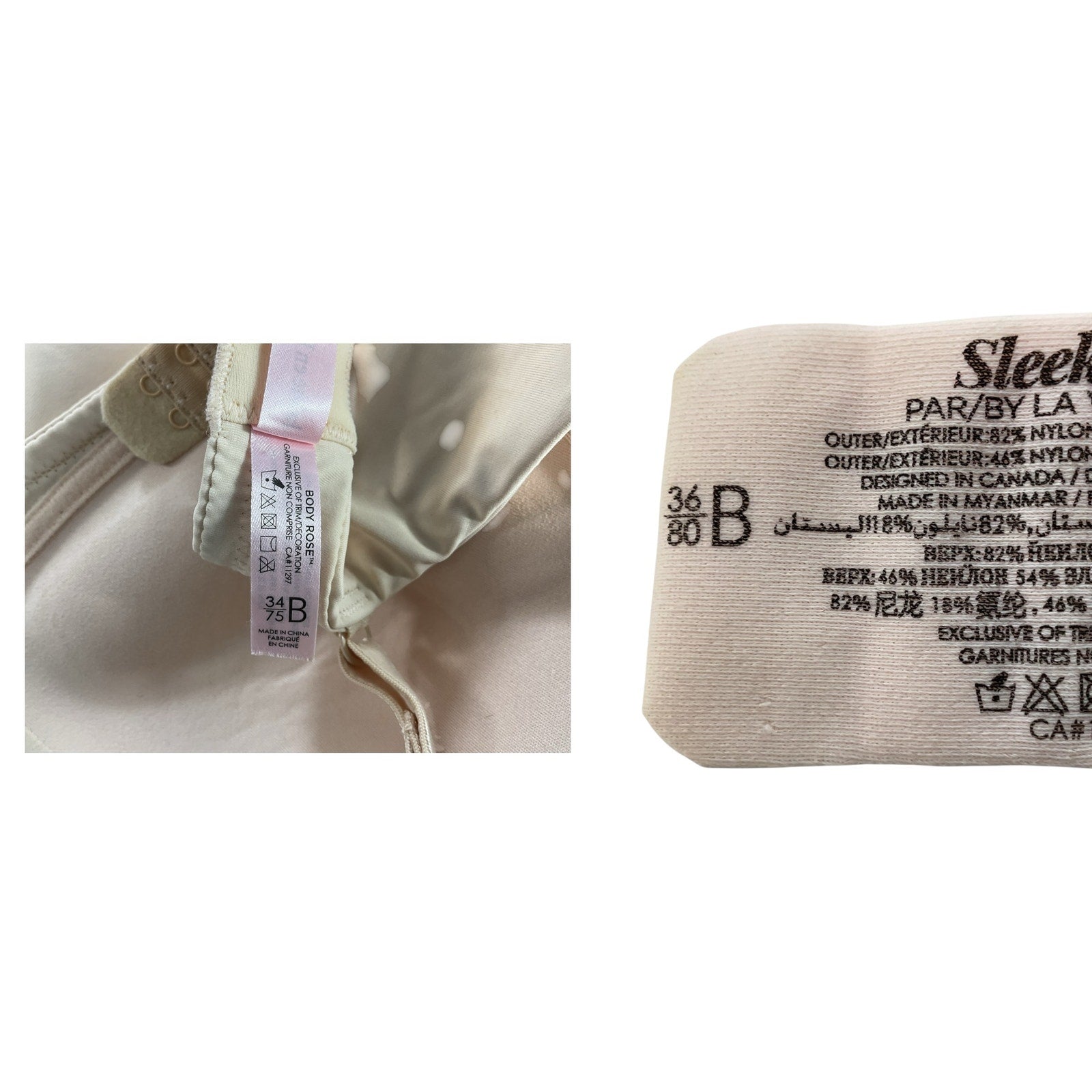 Set de Brasier 36B-34B (Sleekback - La Vie en Rose)
