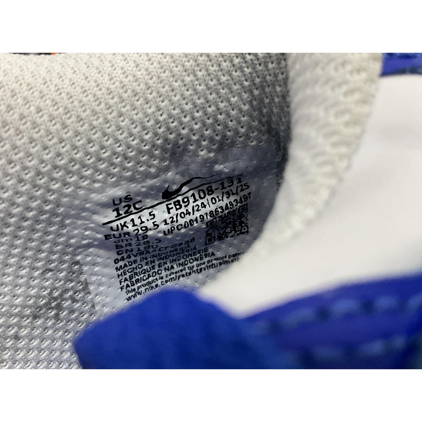 Tenis niño 12C (Nike)