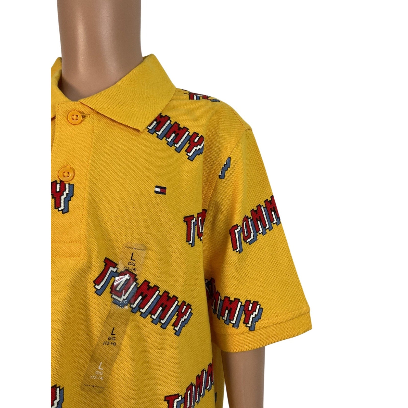 Camisa Tipo Polo Niño L (Tommy Hilfiger)