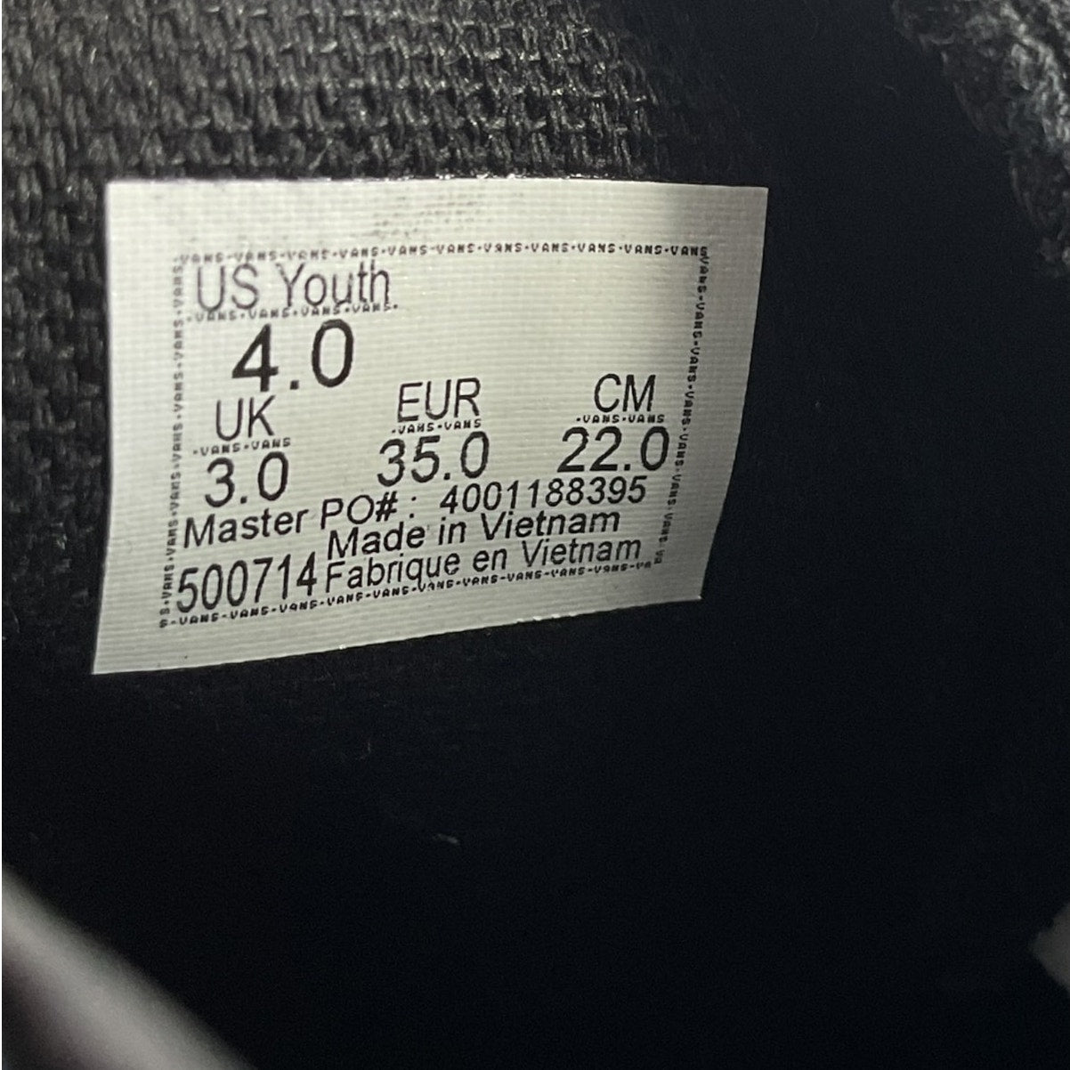 Tenis niño 4 (Vans)