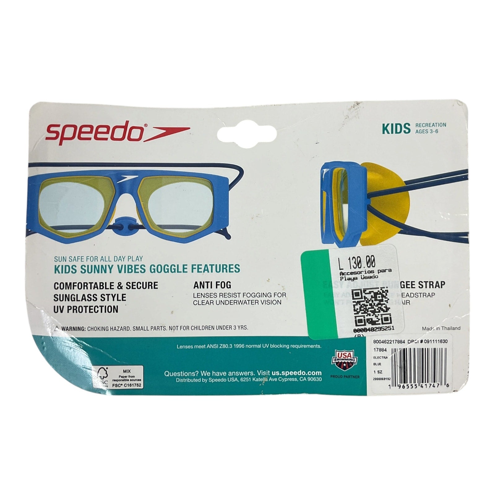 Gafas de buceo para niño (Speedo)