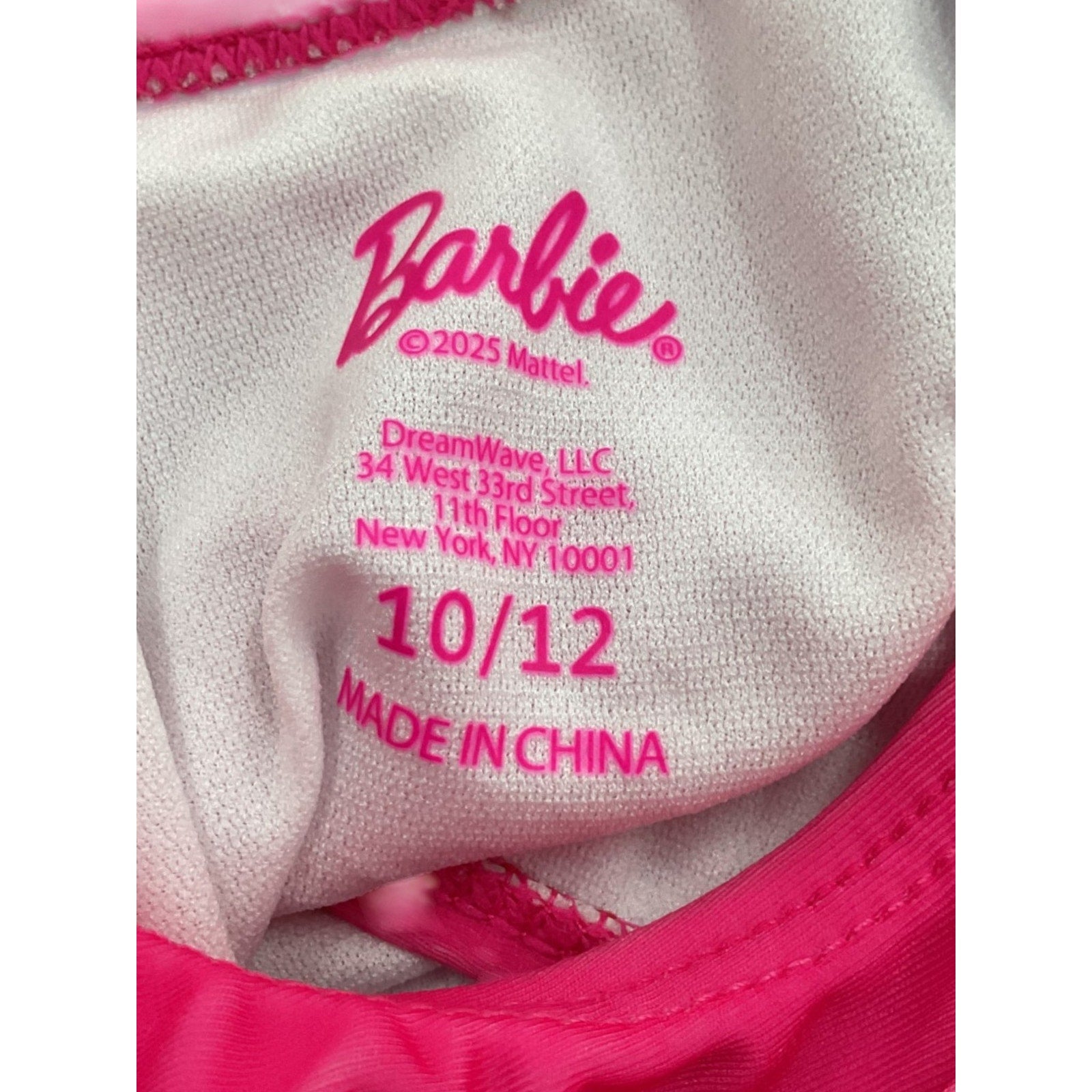 Traje de Baño niña 10/12 (barbie)