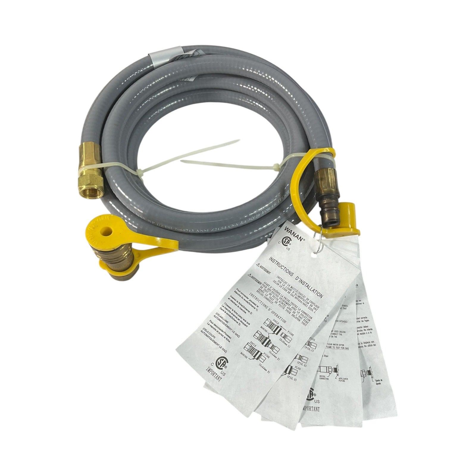 Manguera de gas flexible con conector rápido (WANAN)