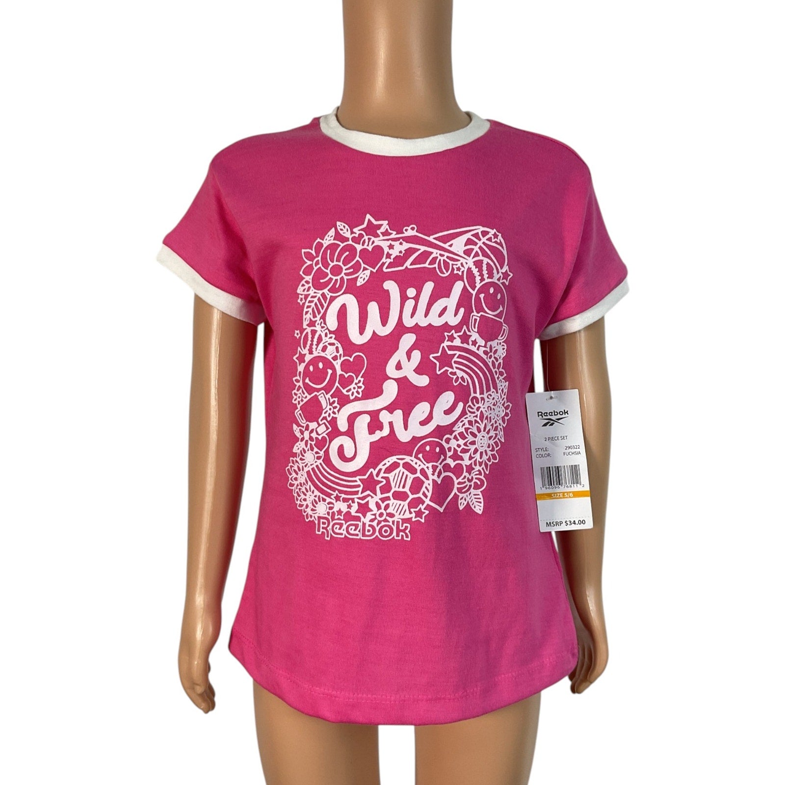 Blusa Niña 5 (Reebok)