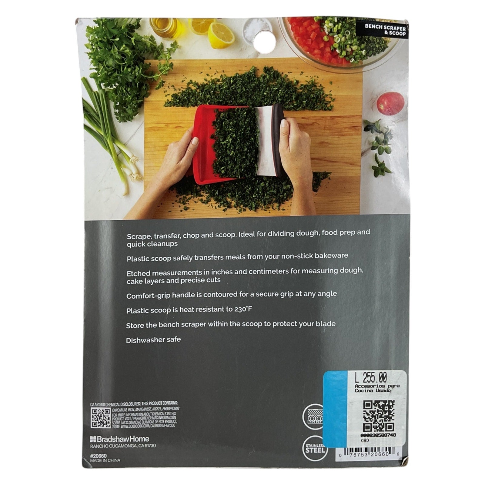 Raspa de panadería y recogedor de alimentos (GoodCook)