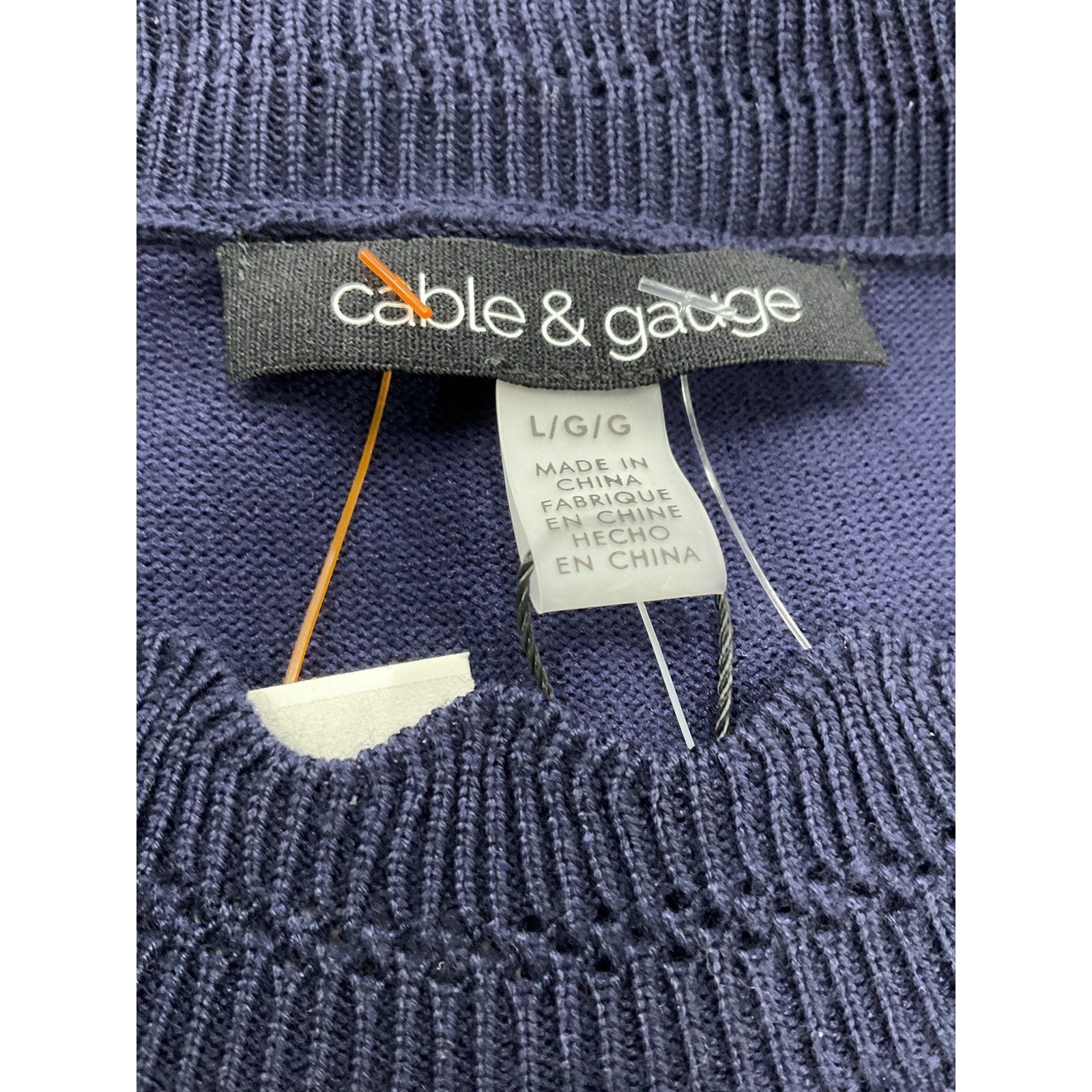Blusa L (Cable & Guage)