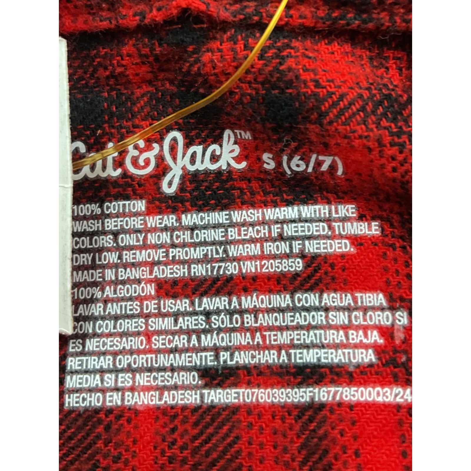 Camisa niño S (Cat & Jack)