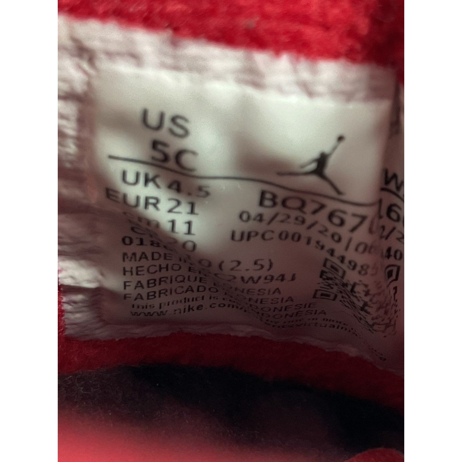 Tenis Niño 5C (Jordan)