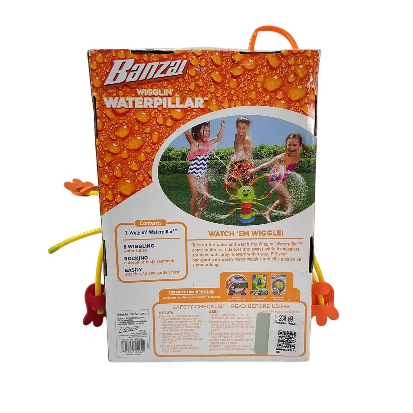 Aspersor de agua infantil para jardín (BANZAI)