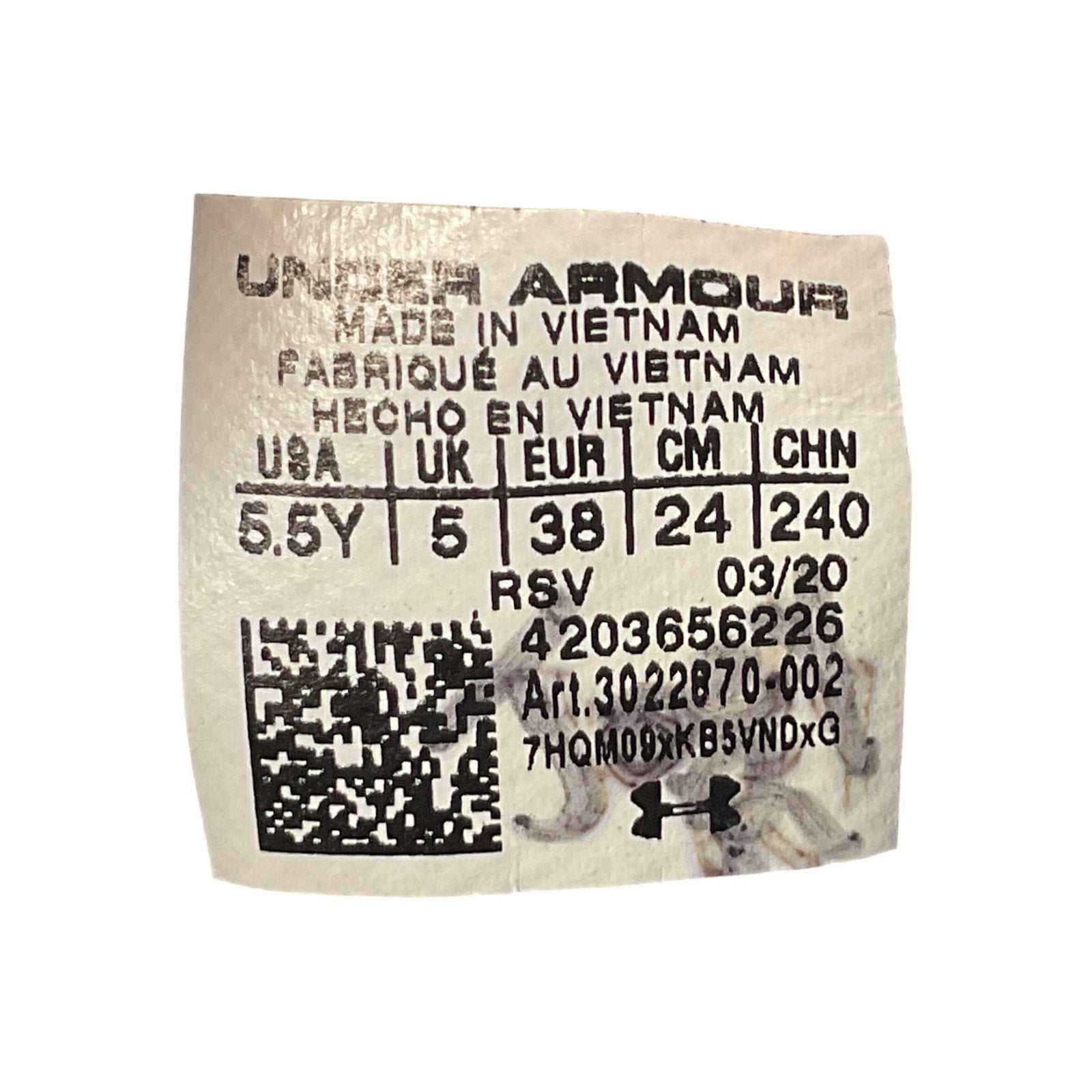 Tenis niño 5.5 (Under Armour)