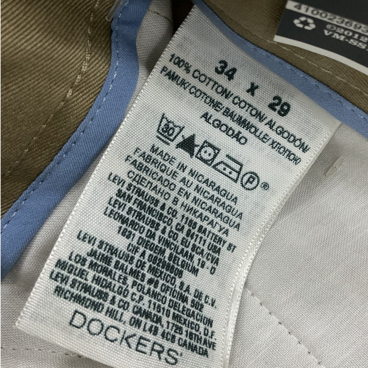 Pantalon 34x29 (Dockers)