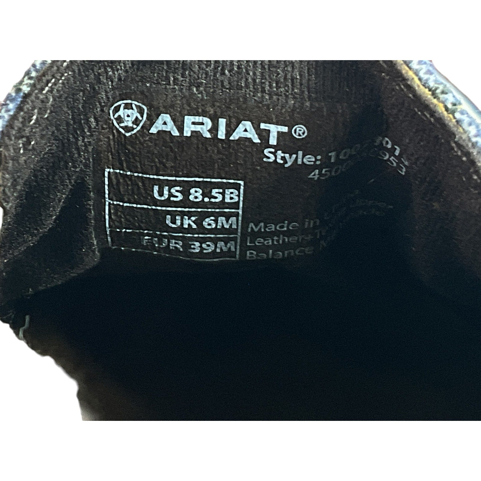Zapato 8.5 (ARIAT)