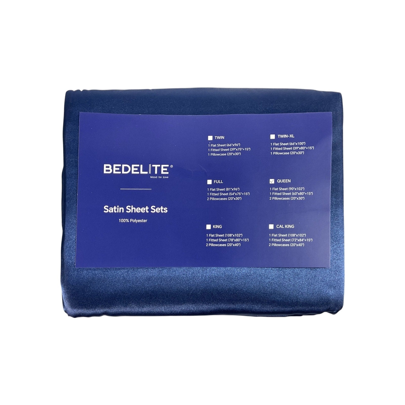 Set de Sabana, funda de Almohada y cubre colchón (BEDELITE)