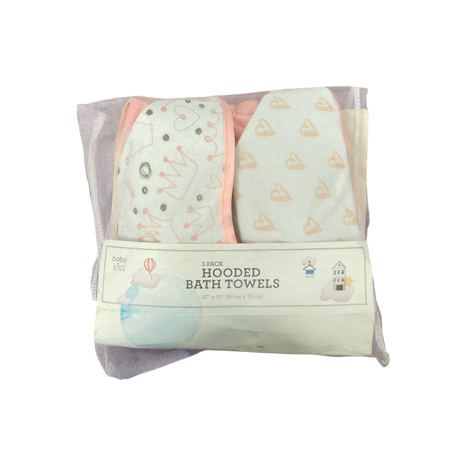 Set de toallas de baño para bebe (baby Kiss)