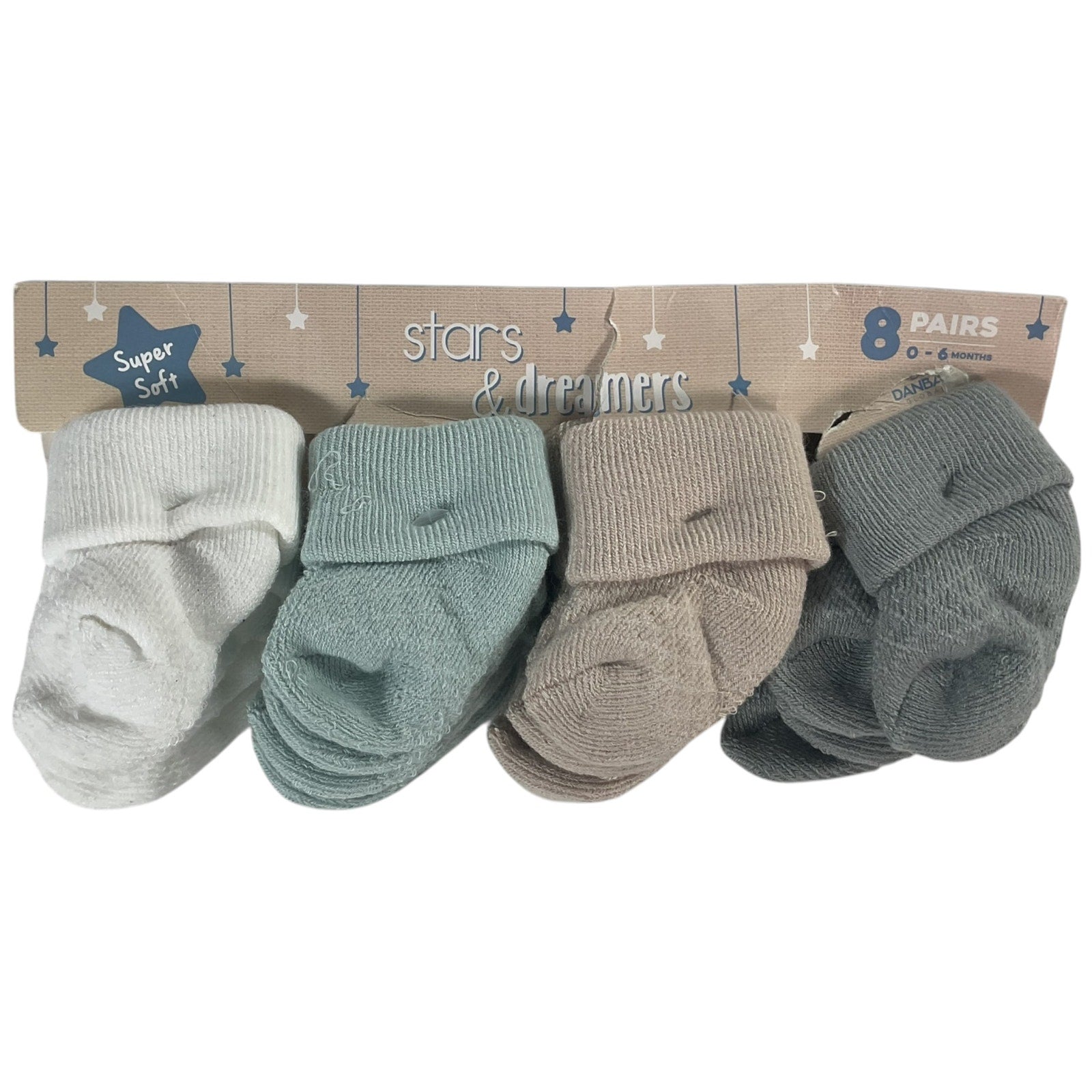 Set de calcetines para bebe 0-6M (Star & Dreams)