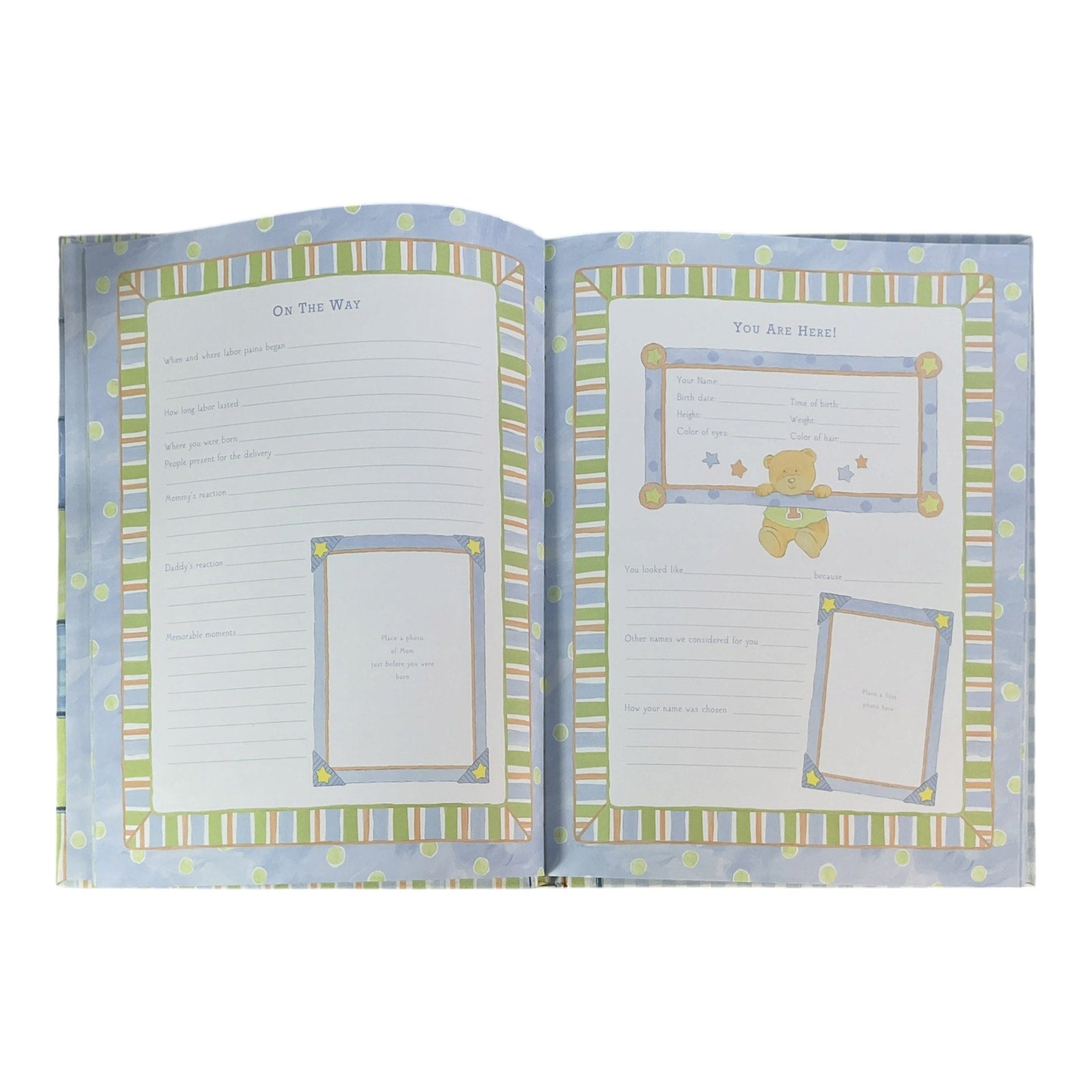 Libro de recuerdos para bebé
