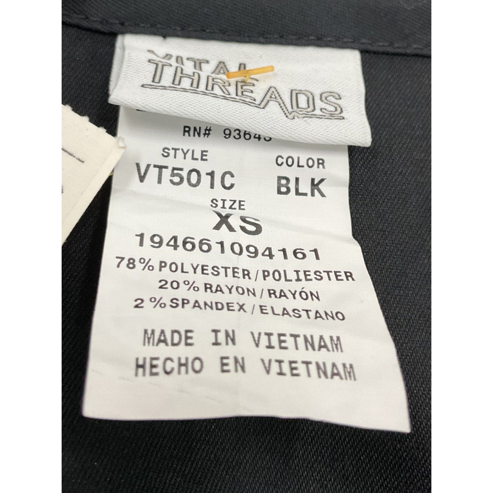 Blusa XS (Vital Threads)