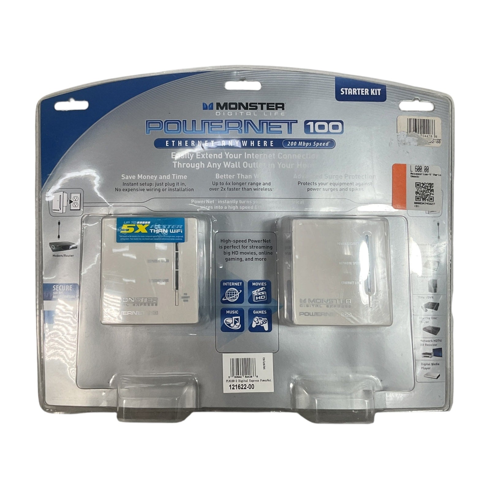 Repetidor de Wi-Fi (Monster Digital Life PowerNet 100 Starter Kit)