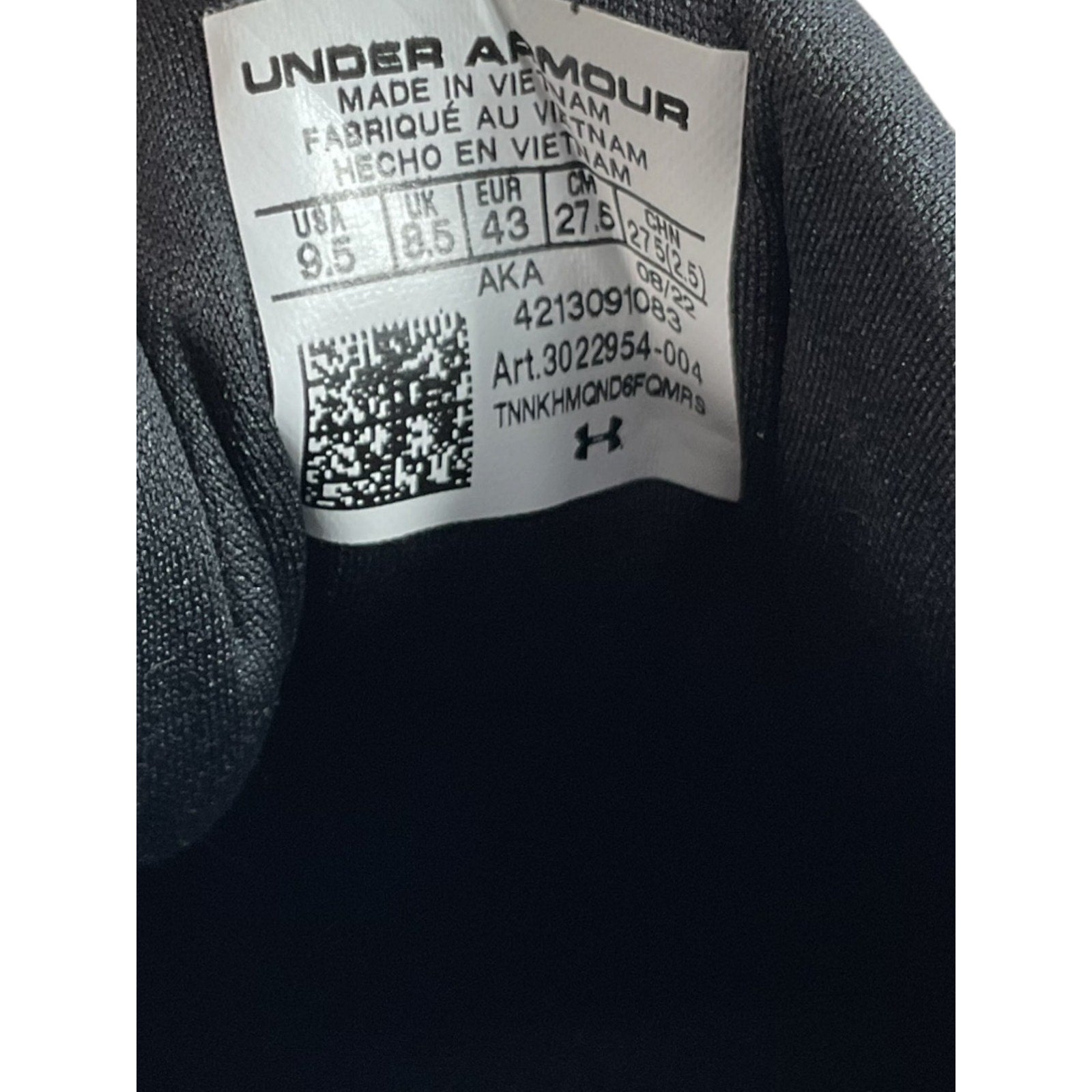 Tenis 9.5 (Under Armour)
