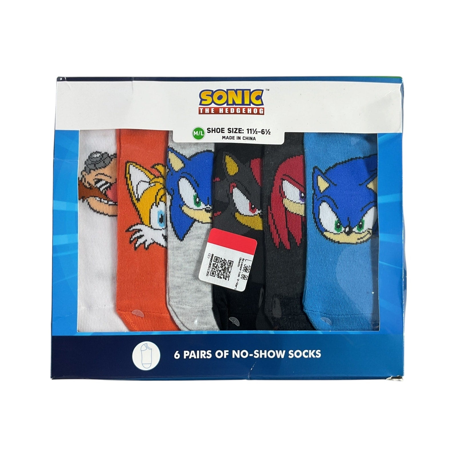 Set de calcetines niño 6.5-11.5 (SONIC)