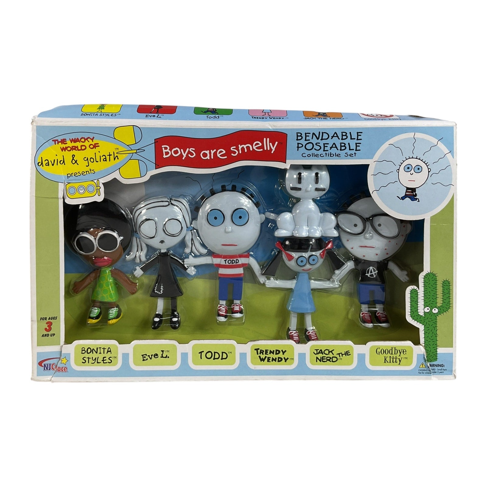 Set  de figuras coleccionables (The Wacky World Of David & Goliath)