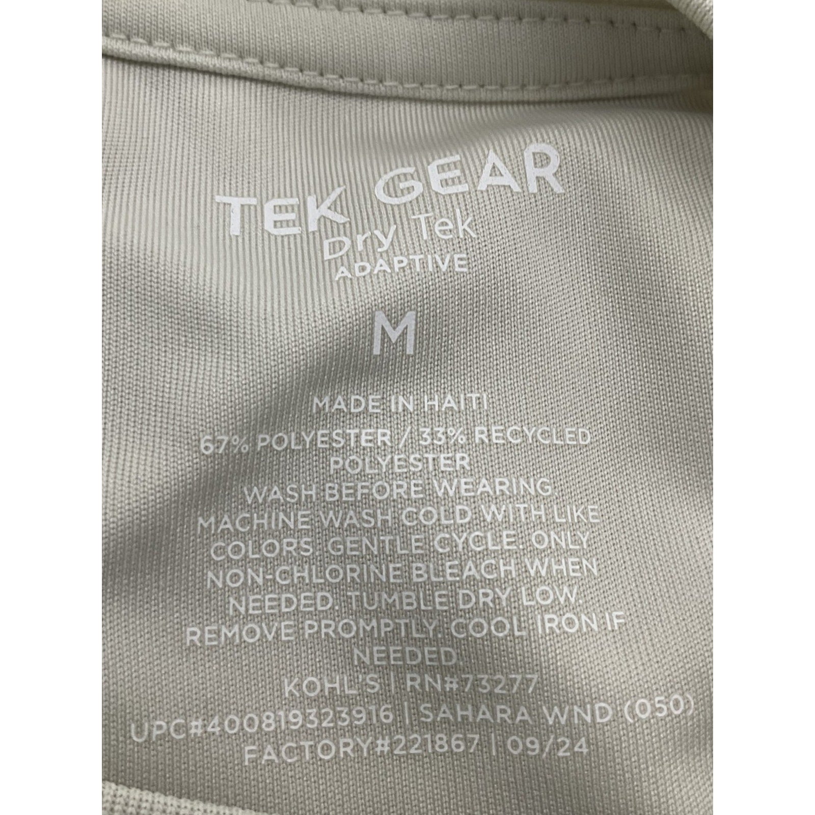 Camisa M (Tek Gear)