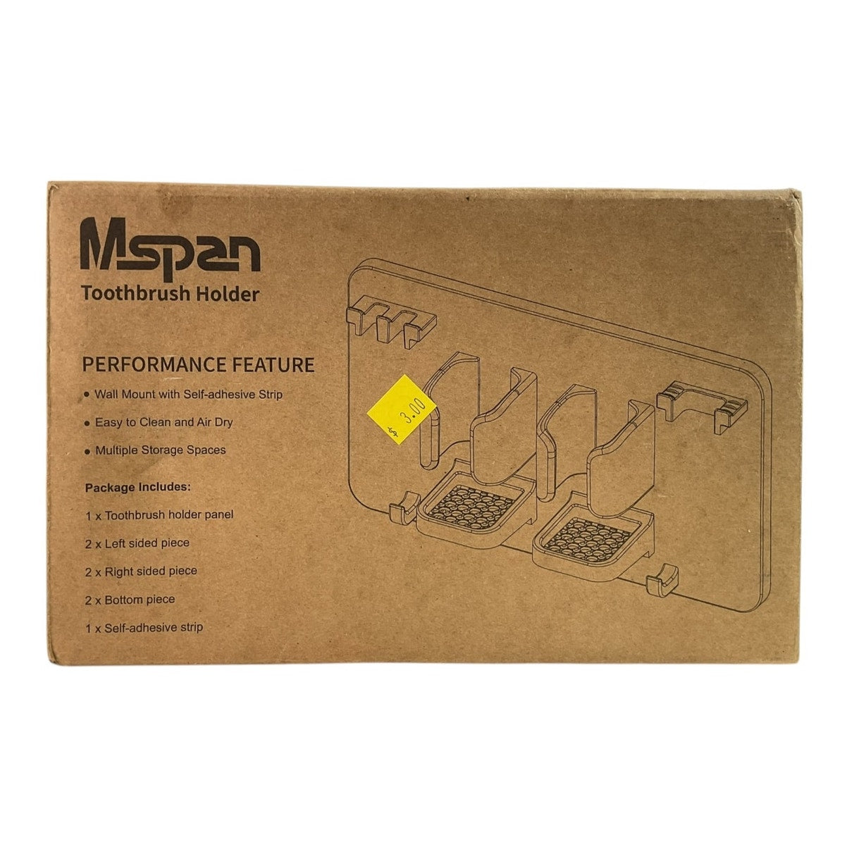 Organizador de cepillos de dientes (Mspan)