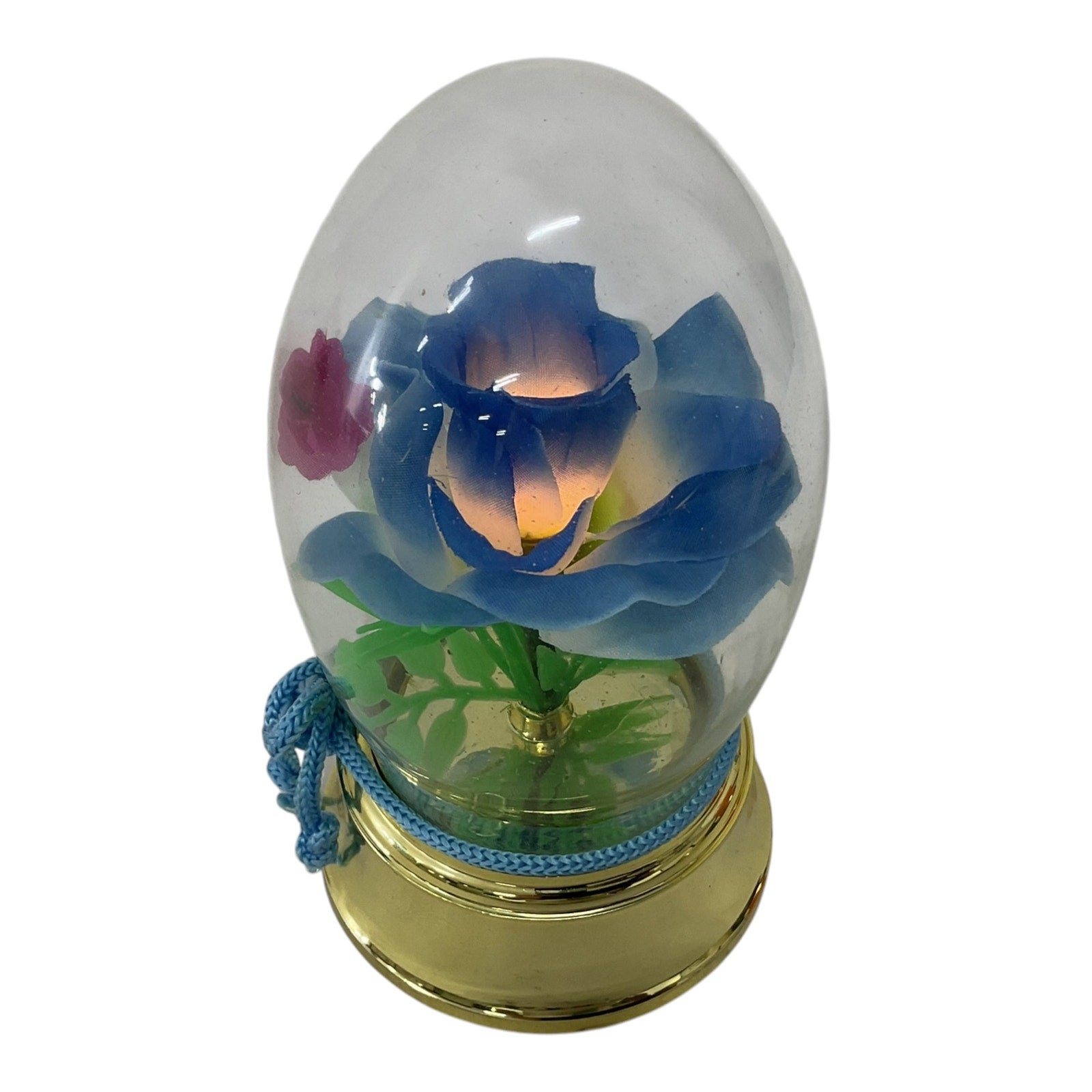 Rosa eterna azul encapsulada