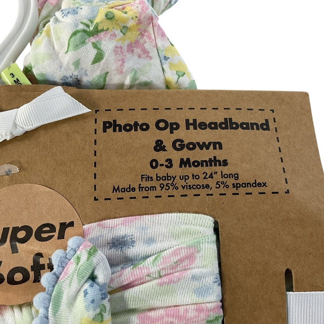 Set de de bata y diadema para bebé 0-3M (Baby Essentials)