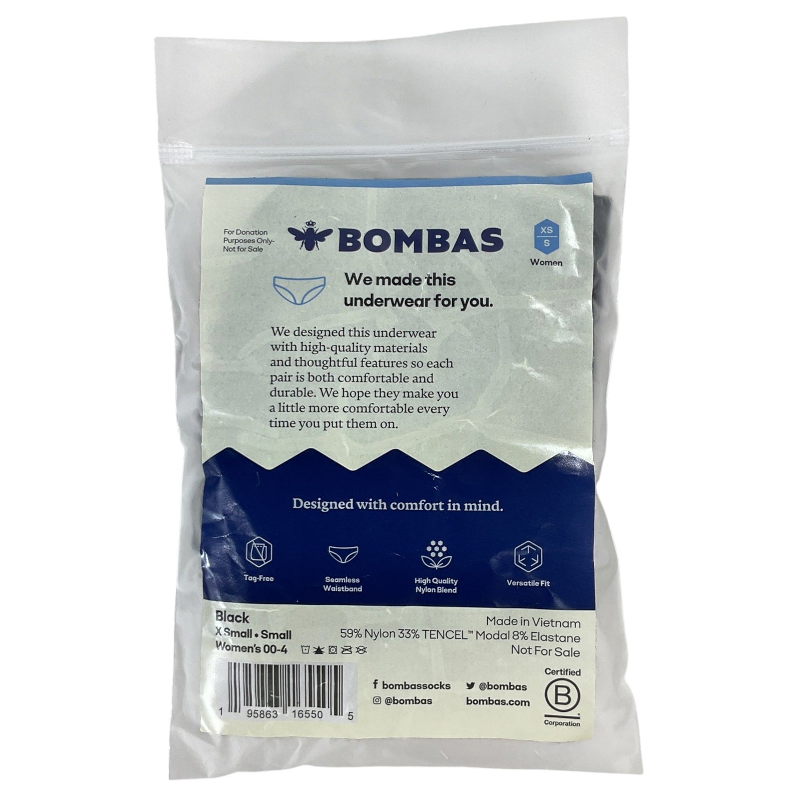 Set de ropa interior XS/S (BOMBAS)