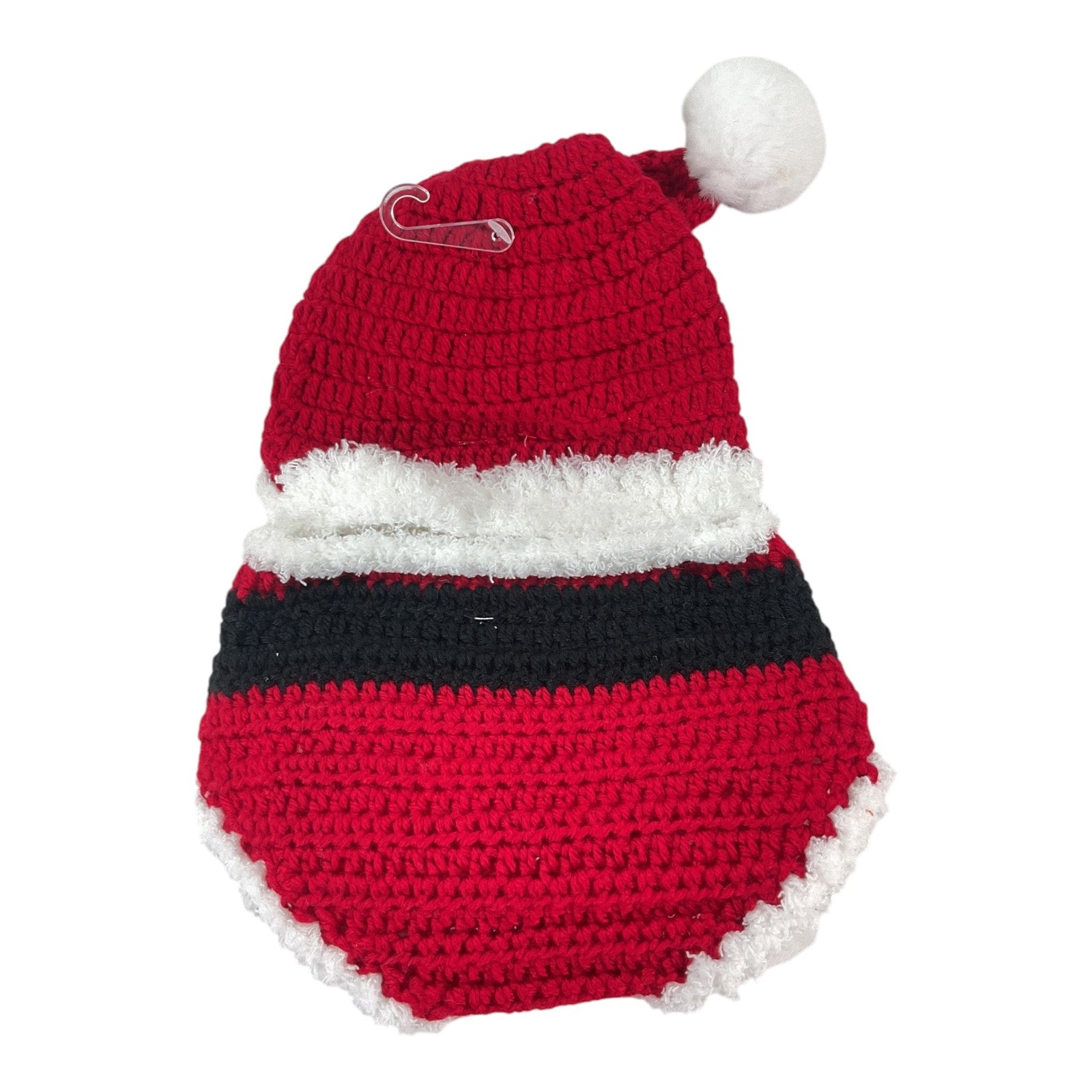 Traje de santa para recién nacido 0-6M